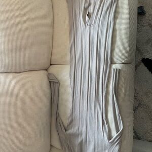 H&M Light Gray Midi Dress